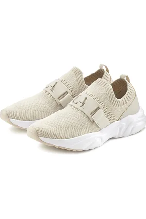 Lascana Sneakers Lage schoen, vrijetijdsschoen, slipper, chunky zool VEGAN