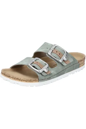 Rieker Slippers zomerschoen, slippers met verstelbare gespen