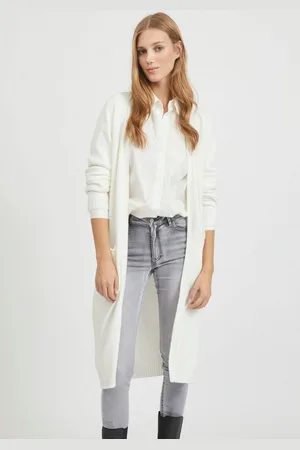 VILA Lang vest VIRIL LONG L/S KNIT CARDIGAN - NOOS