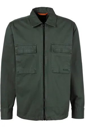 HUGO BOSS Cargojack Lovel-zip_12_M met opgestikte zakken