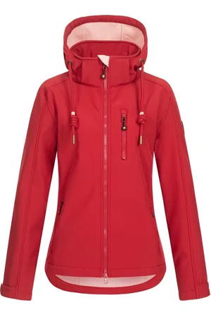 DEPROC-Active Softshell-jack PEAK CREEK WOMEN met afneembare capuchon