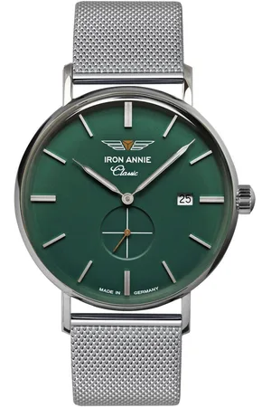 Iron Annie Kwartshorloge Classic, 5932M-4 Horloge, dameshorloge, herenhorloge, analoog, datum, Made in Germany