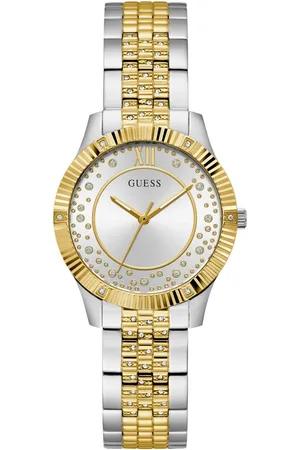Guess Kwartshorloge Starstruck Horloge, dameshorloge, stalen band, mineraalglas, analoog