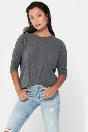 ONLY Shirt met 3/4 mouwen ONLGLAMOUR 3/4 TOP JRS NOOS