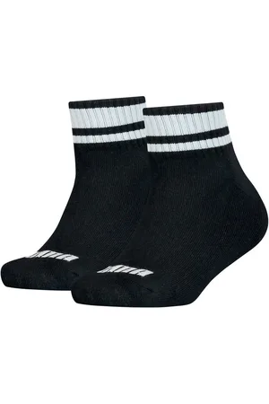 PUMA Korte sokken Clyde Junior met gestreepte boorden (2 paar)