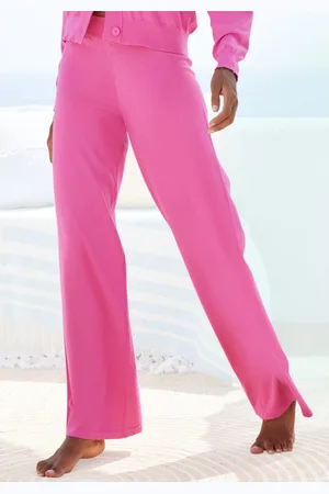 Lascana Tricotbroek -Loungebroek met wijd been, loungewear