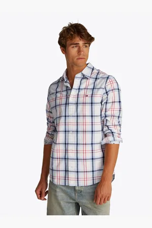 Tommy Hilfiger Overhemd met lange mouwen TJM REG POPLIN CHECK LS SHIRT
