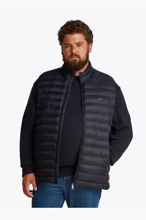 Tommy Hilfiger Bodywarmer BT-PACKABLE RECYCLED VEST-B in grote maten, logoborduring