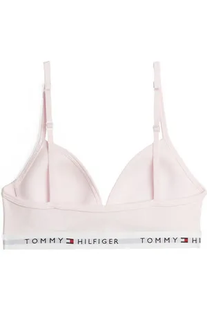 Tommy Hilfiger Triangel-bh met een logo-opschrift