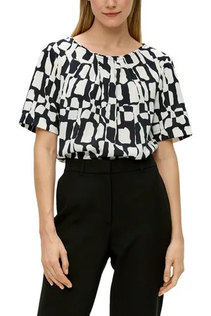 QS by s.Oliver Shirtblouse gedessineerd