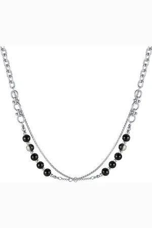 Firetti Edelstalen ketting Sieraden cadeau roestvrijstalen halssieraden halsketting laag dubbelrijig