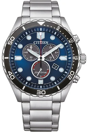 Citizen Chronograaf AT2560-84L Polshorloge, herenhorloge, solar, stopwatchfunctie, roestvrijstalen band