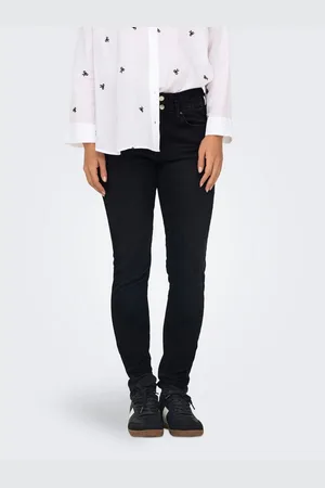 ONLY Skinny fit jeans ONLBLUSH MID SK DB WAIST DNM TAI BOX X