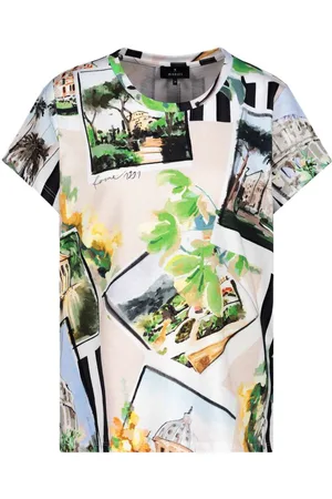 monari Shirt met ronde hals met fotoprint