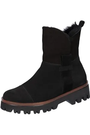 Waldläufer Winterlaarzen H-LONDON , comfortboots, profielzool, met knuffelige kraag, comfortabele breedte g