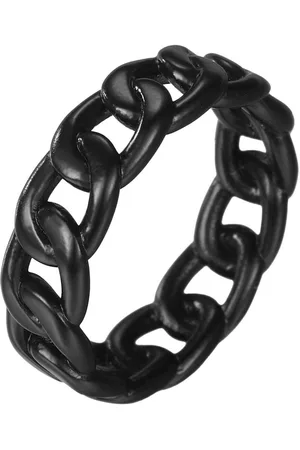 Firetti Ring Sieraad cadeau roestvrij staal ring damesring herenring schakelketting kleur