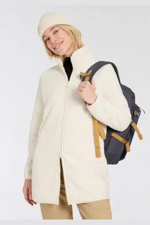 Jack Wolfskin Fleecejack HIGH CURL COAT W warme sherpa fleece mantel