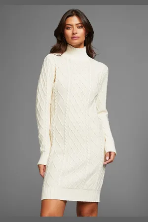Laura Scott Gebreide jurk met kabelmotief