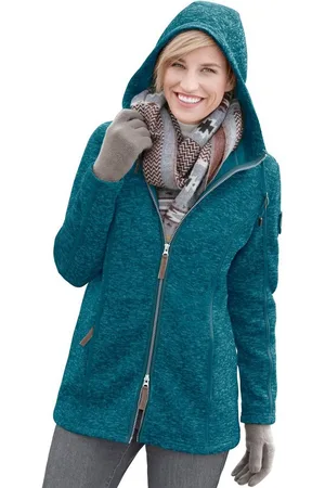 Casual Looks Fleecejack met capuchon