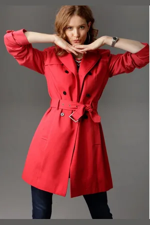 Aniston Trenchcoat met riem voor het aanpassen van de wijdte