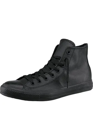 Converse Sneakers Chuck Taylor All Star Hi Monochroom Leer