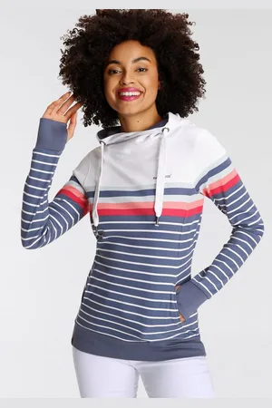 KangaROOS Hoodie Lange mouwen met duimgaten, comfortabel gesneden en heupbedekkend