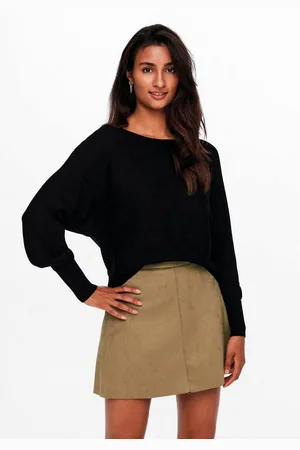 ONLY Gebreide trui ONLADALINE L/S SHORT PULLO KNT NOOS