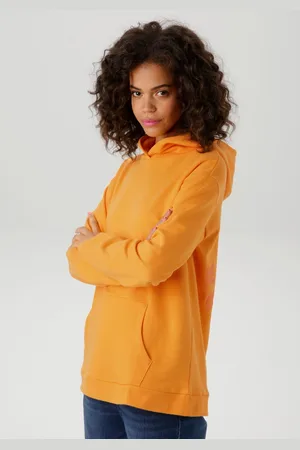 Aniston Hoodie met smiley op de rug - nieuwe collectie