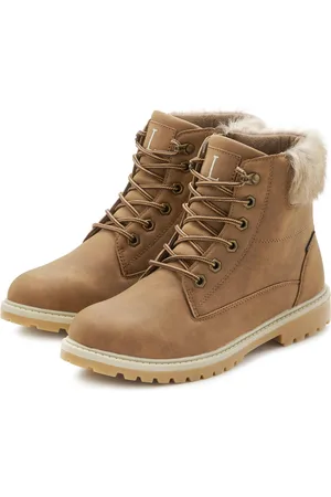Lascana Laarsjes wind- & waterafstotend, winterboots, outdoorlaarzen, winter enkellaarsjes