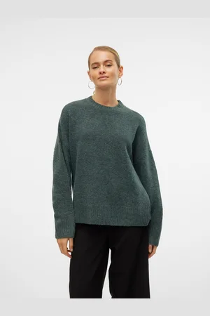 VERO MODA Gebreide trui VMBOOM LS O-NECK PULLOVER GA NOOS
