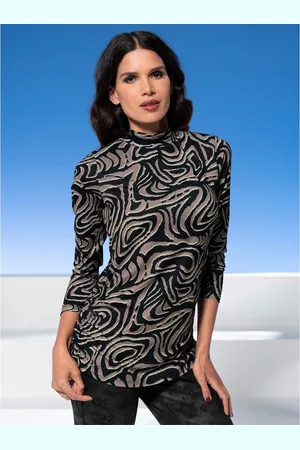 Heine Shirt met lange mouwen Gedessineerd shirt (1-delig)