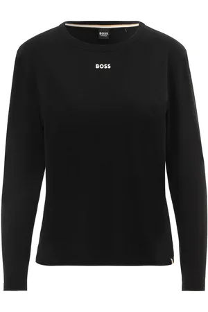 HUGO BOSS Shirt met lange mouwen met een ronde hals
