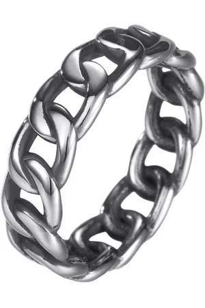 Firetti Ring Sieraad cadeau roestvrij staal ring damesring herenring schakelketting kleur