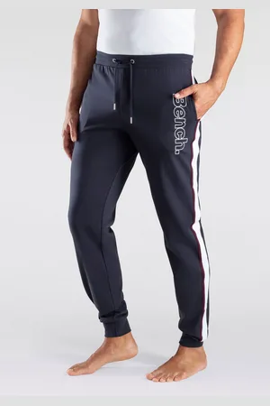 Bench Sweatbroek met opgestikte strepen opzij en logoprint