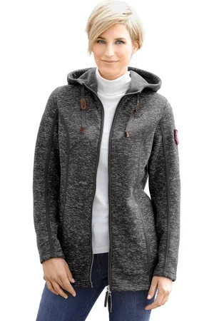Casual Looks Fleecejack met capuchon