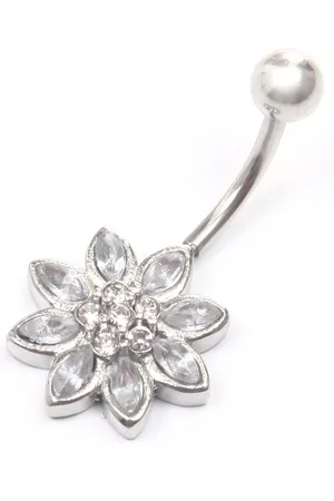 Firetti Navelpiercing Sieraad cadeau piercing lichaamsversiering bloem
