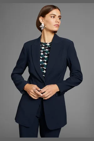 Daniel Hechter Lange blazer zonder kraag