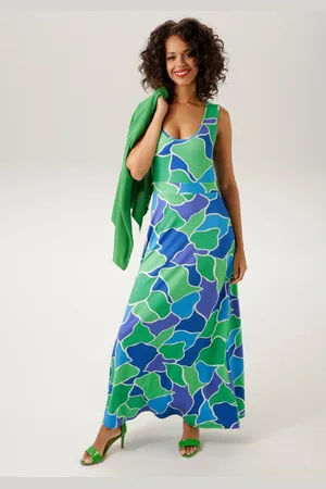 Aniston Zomerjurk met harmonieuze kleuren, grafische print