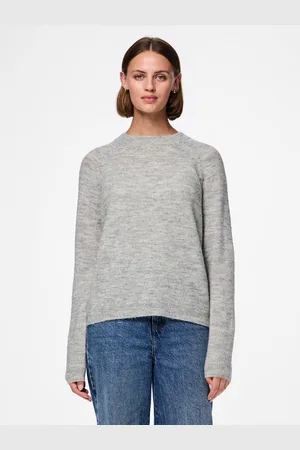 Pieces® Gebreide trui PCJULIANA LS O-NECK KNIT NOOS BC