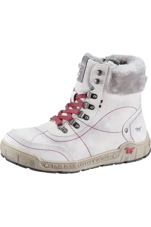 Mustang Winterlaarzen met faux-bont kraag in breedte g = breed