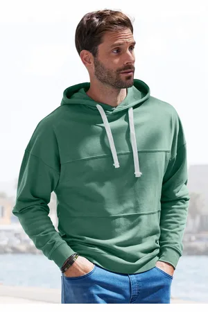 H.I.S Hoodie Langarm sweater met capuchon, van katoenmix
