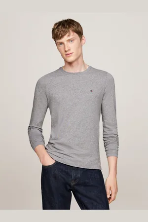 Tommy Hilfiger Shirt met ronde hals STRETCH SLIM FIT LONG SLEEVE TEE