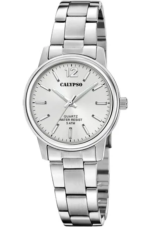 Calypso Kwartshorloge Basic Horloge, dameshorloge, stalen band, analoog