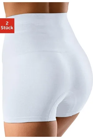 Petite Fleur Corrigerende slip van elastische katoen, shape wear (2 stuks, Set van 2)