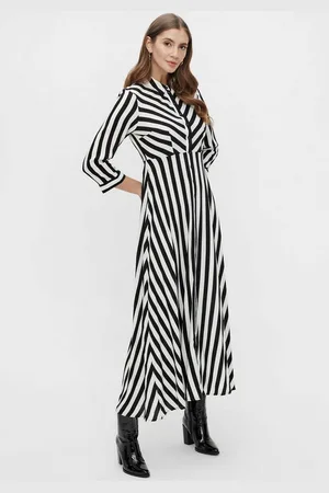 Y.A.S Jurk met overhemdkraag YASSAVANNA LONG SHIRT DRESS