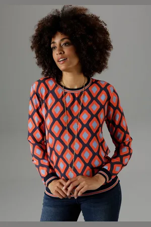 Aniston Shirtblouse met sportieve boord