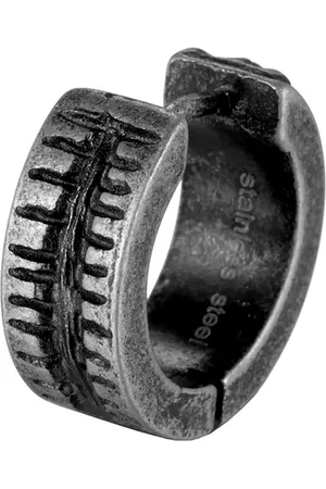 Firetti Single-oorring Sieraden cadeau roestvrijstalen oorjuwelen oorbel hout