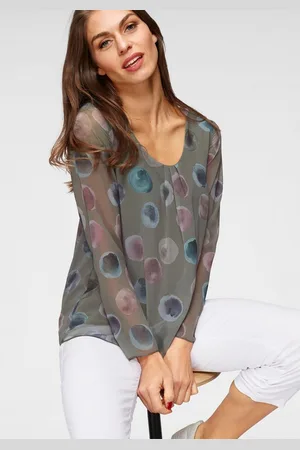 Aniston Blouse zonder sluiting met ondoorzichtige jerseyvoering