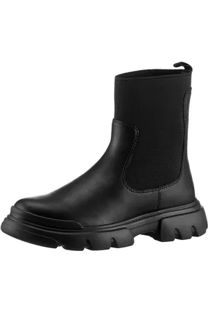 Geox Chelsea-boots J JUNETTE GIRL C Plateau laarzen, instaplaarzen, winterlaarzen met blokhak