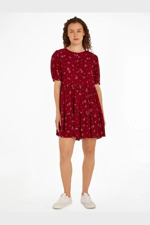 Tommy Hilfiger Blousejurk TJW FLORAL TIERED ALINE DRESS
